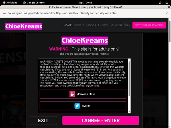 Chloe Kreams Receive Discount