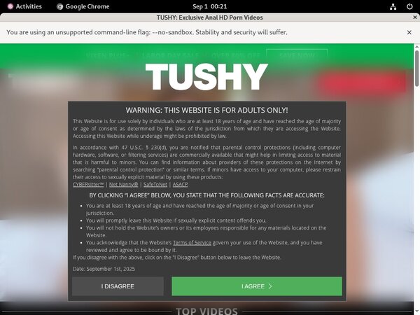 Tushy.com Paypal Payment